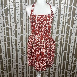 Tag Abstract Floral Printed Apron